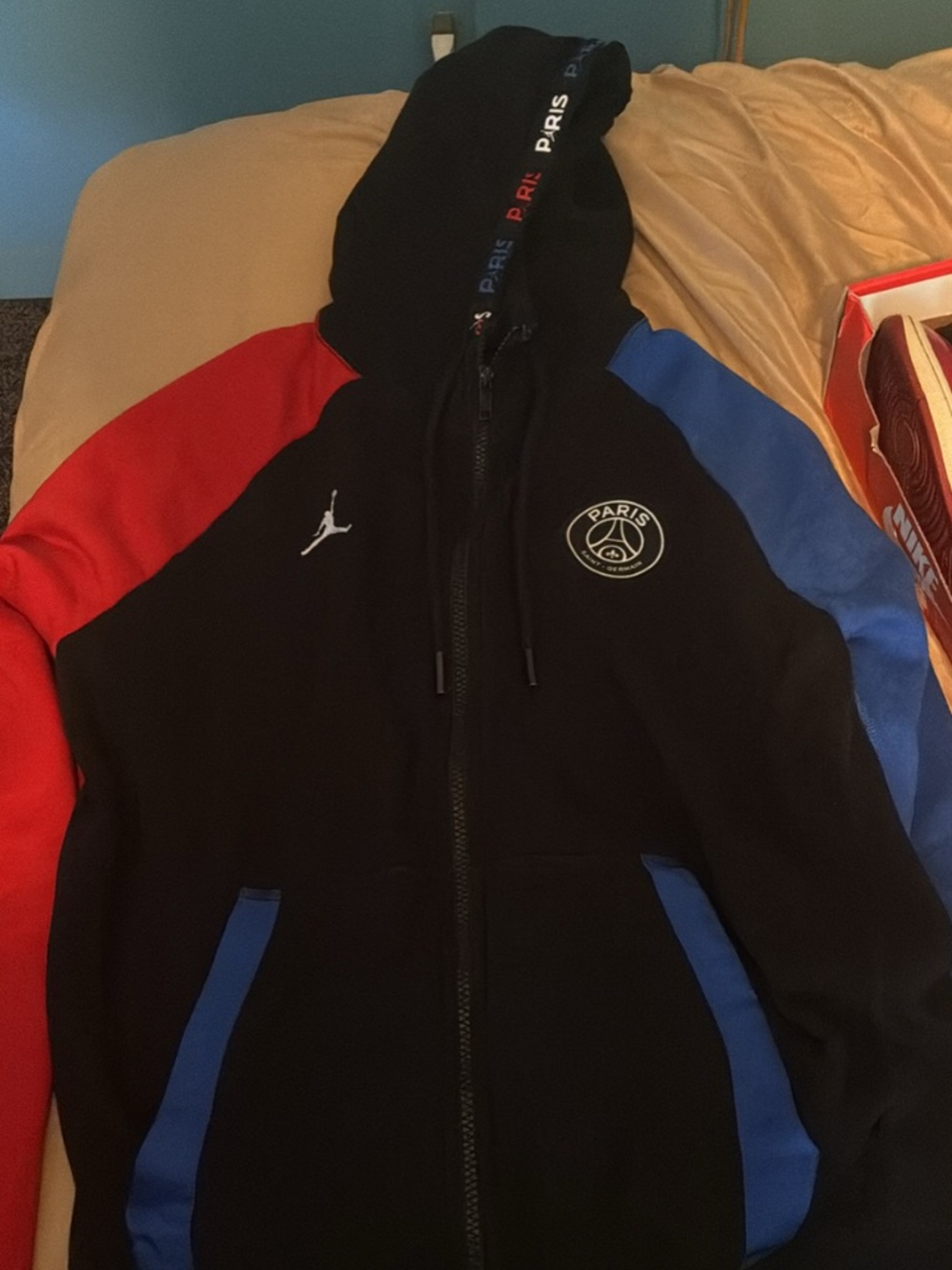 Nike Men's Air Jordan Paris Saint Germain Black Fleece